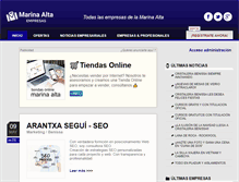 Tablet Screenshot of empresasmarinaalta.com